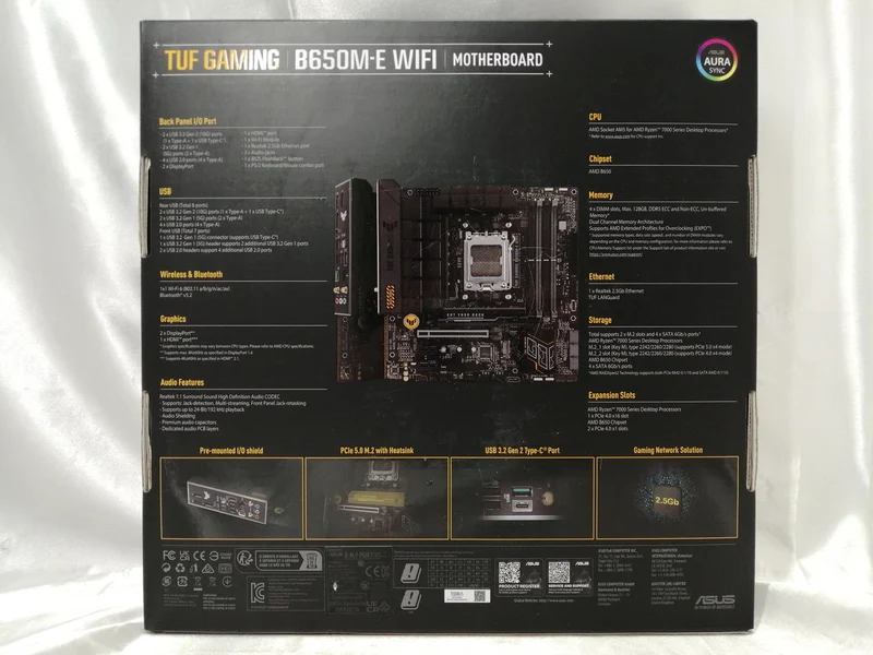 ASROCK Motherboard B650M PG LIGHTNING