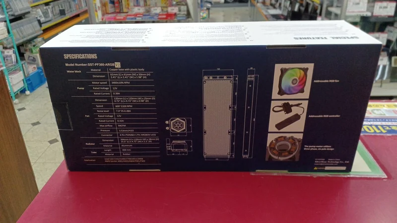 Refroidisseur d'eau SILVER STONE RGB SST-PF360-ARGB-V2