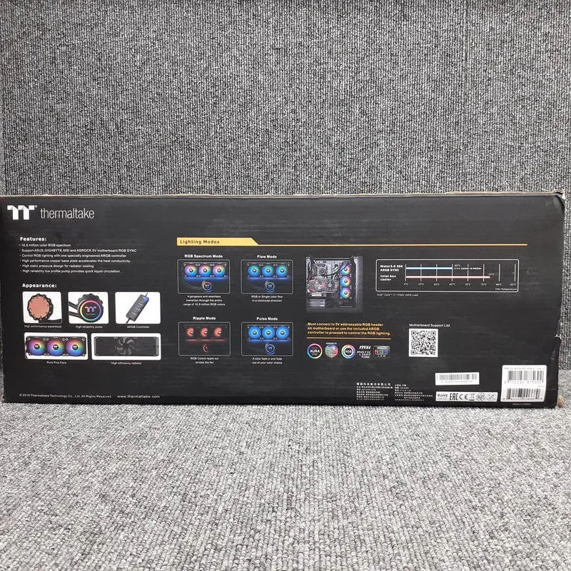 Refroidisseur de processeur Thermaltake WATER 3.0 360 ARGB SYNE