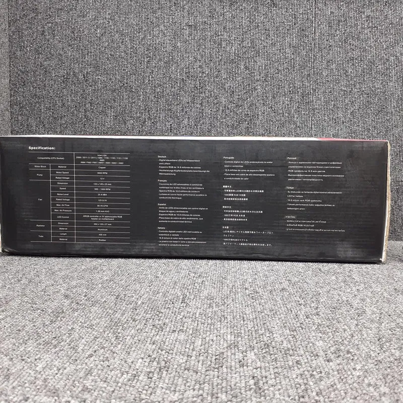 Refroidisseur de processeur Thermaltake WATER 3.0 360 ARGB SYNE