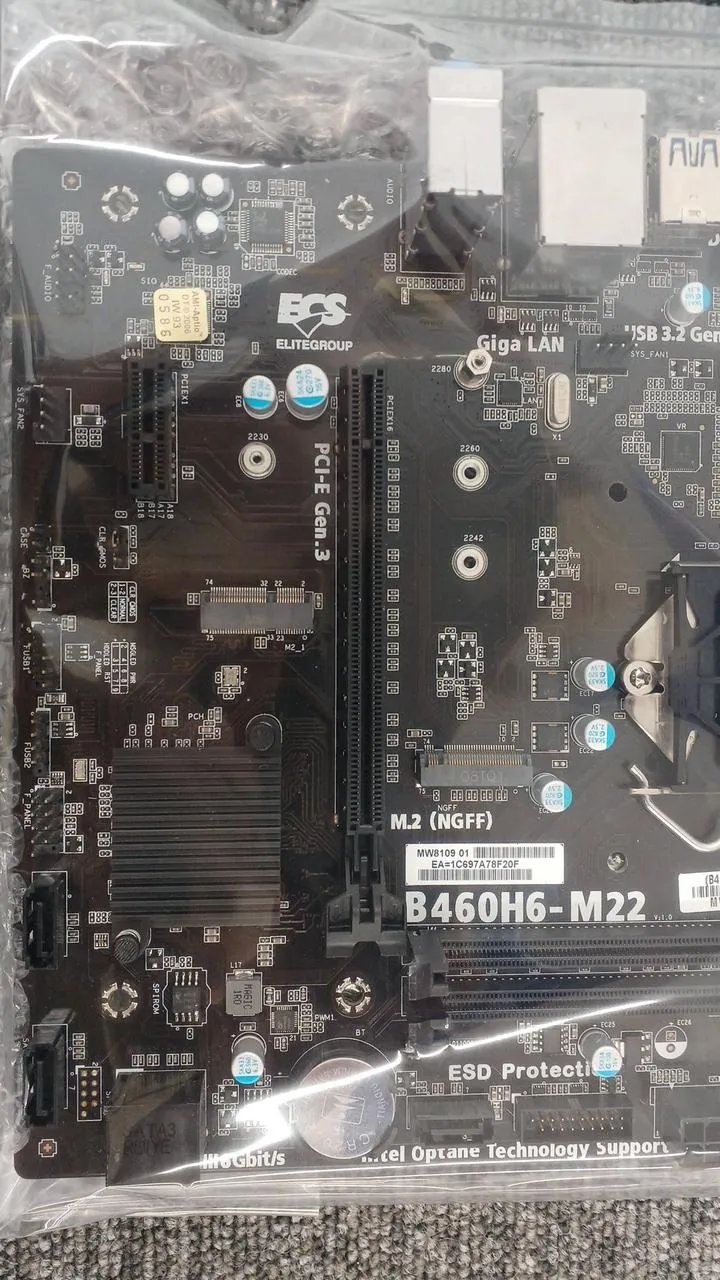 ECS Motherboard B460H6-M22