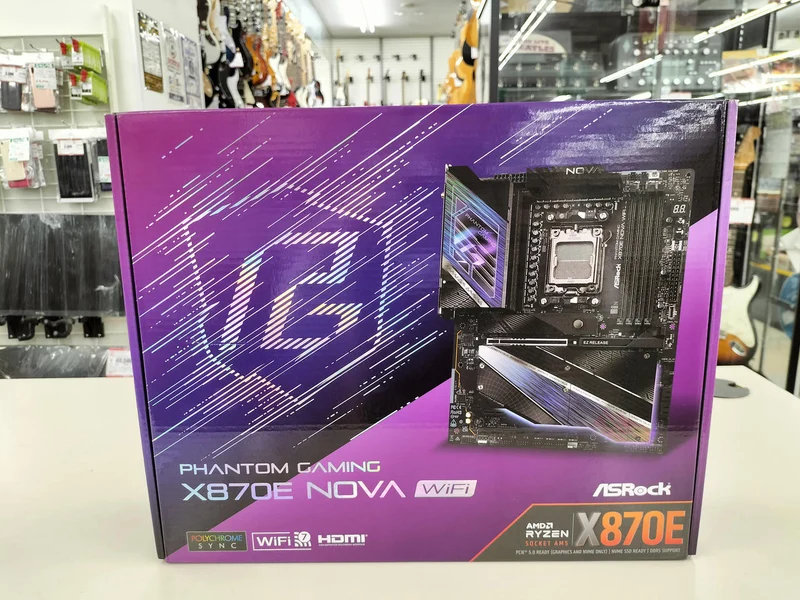 ASROCK Motherboard: X870E NOVA