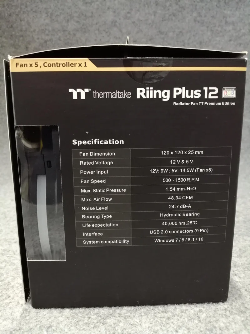 Thermaltake Case Fan CL-F054-PL12SW-A