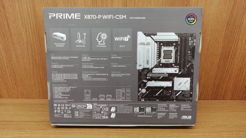 ASUS Motherboard: X870-P WIFI