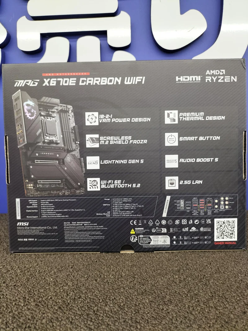 MSI Motherboard X670E CARBON WIFI