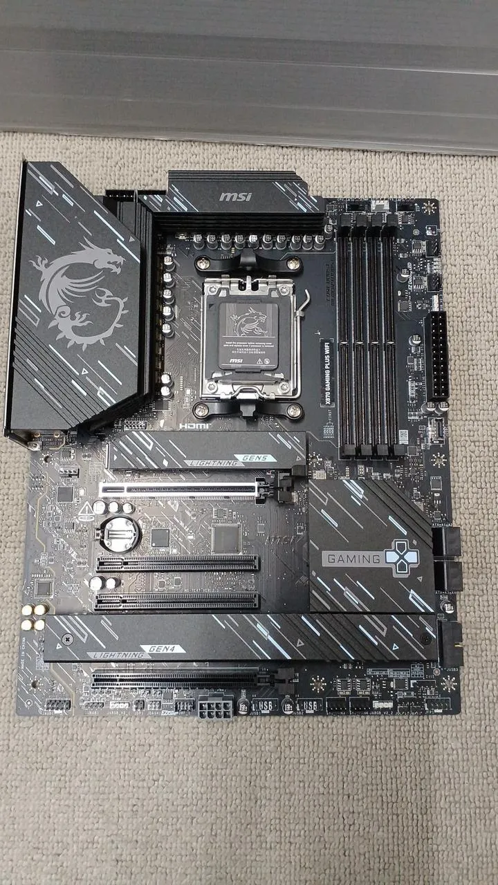 MSI Motherboard: X870 GAMING PLUS WIFI