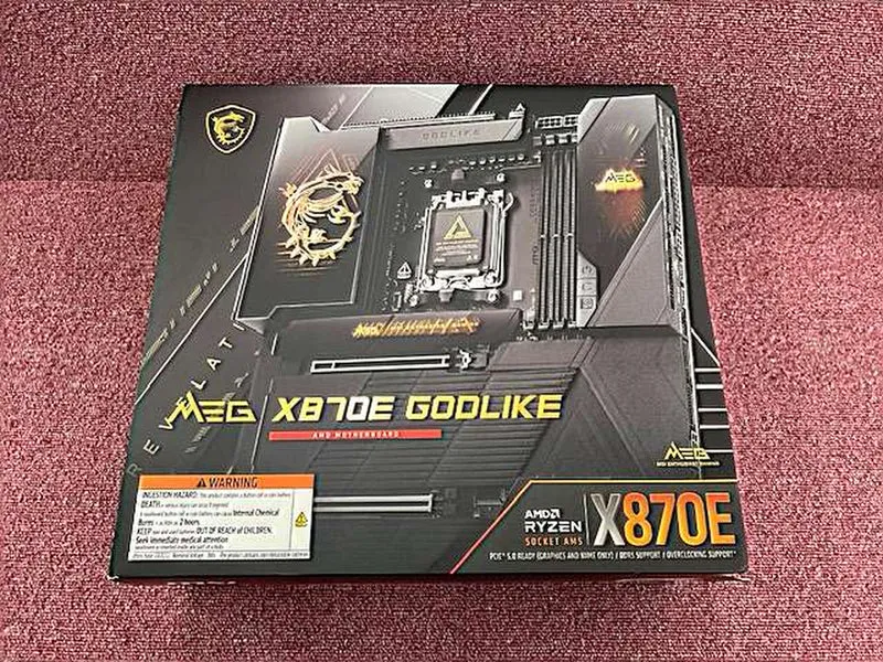 Carte mère MSI compatible AMD MEG X870E GODLIKE