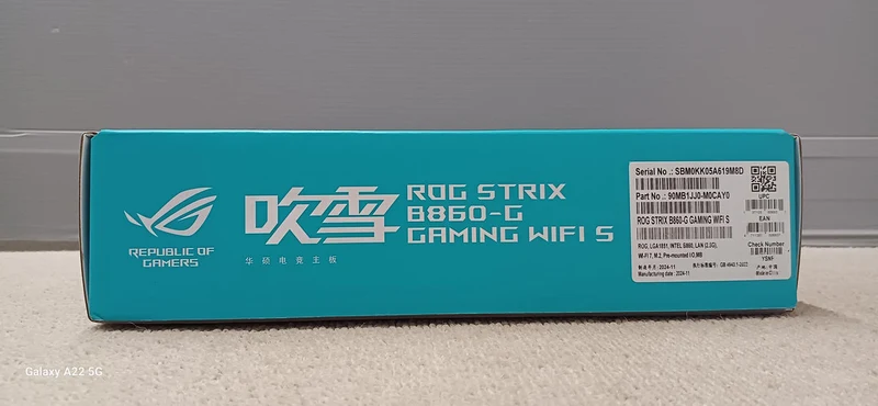 Carte mère ASUS ROG STRIX B860-G GAMING WIFI S