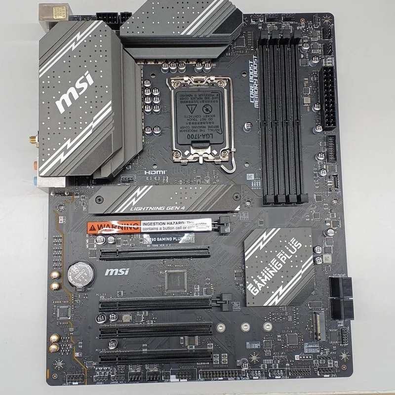 Carte mère MSI compatible Intel B760 GAMING PLUS WIFI