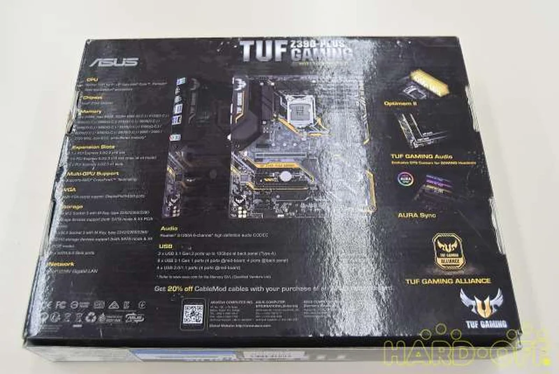 Carte mère ASUS compatible Intel TUF Z390-PLUS GAMING