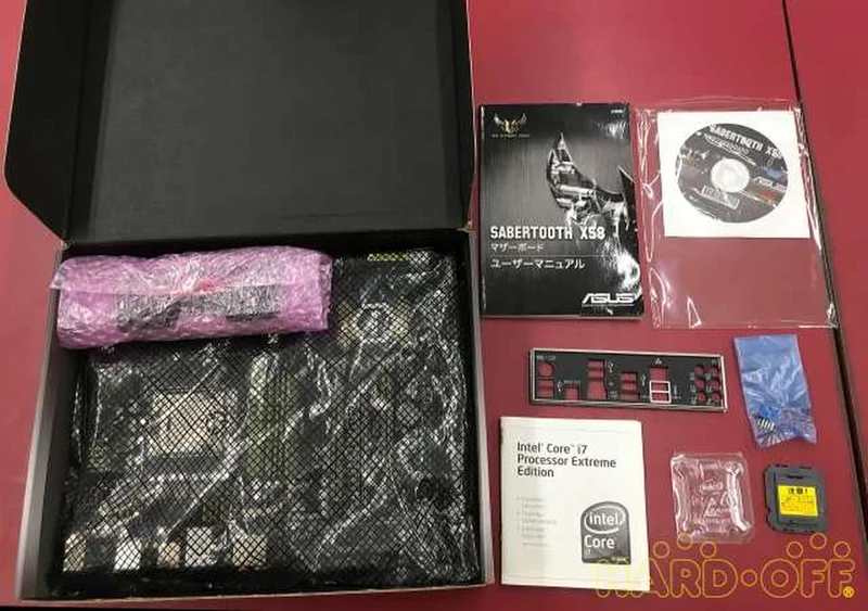 ASUS [Junk] M/B CPU RAM Set SABERTOOTH X58 COREI7-975 6GB