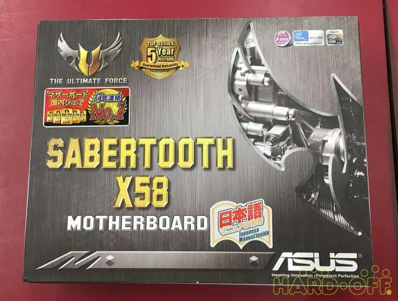 ASUS [Junk] M/B CPU RAM Set SABERTOOTH X58 COREI7-975 6GB