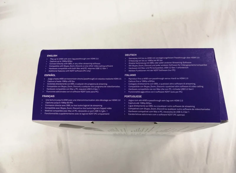 Boîtier d'acquisition vidéo NZXT ST-EESC1-WW
