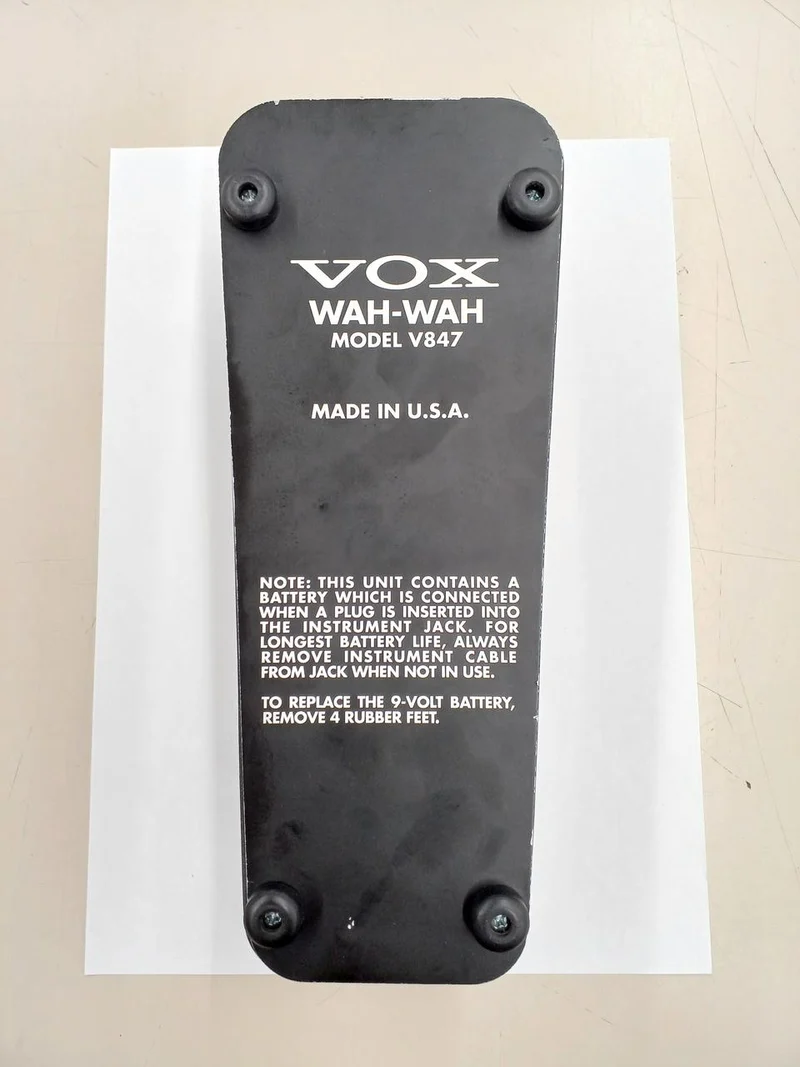 Pédale Wah VOX V847 (ancien modèle)