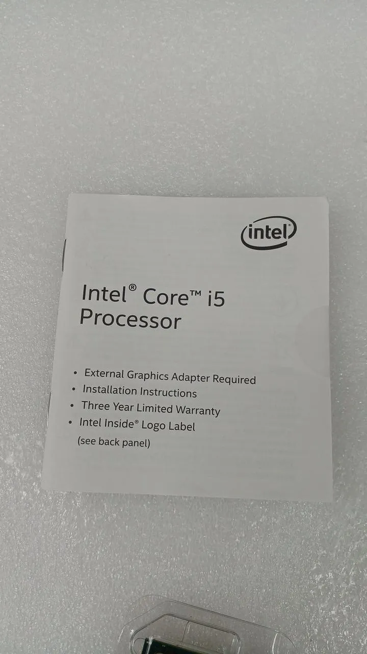 Intel Core i5-9400F CPU