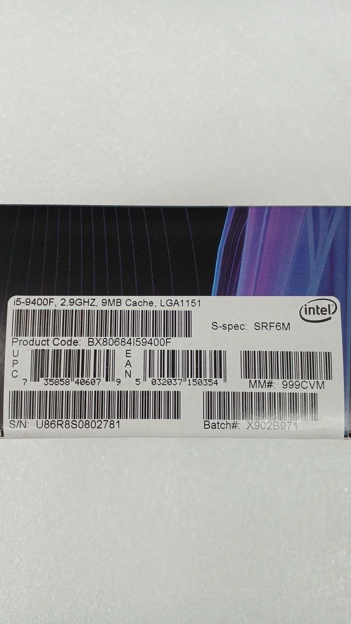 Intel Core i5-9400F CPU