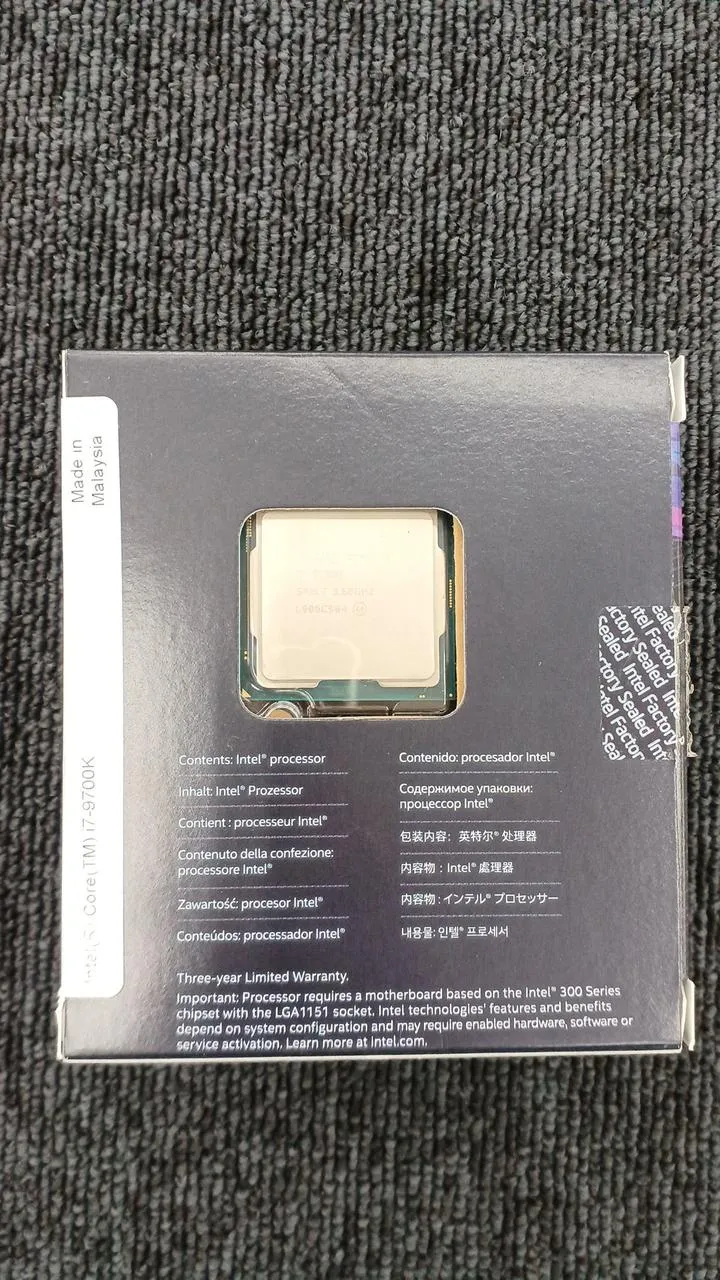 Processeur Intel i7-9700K