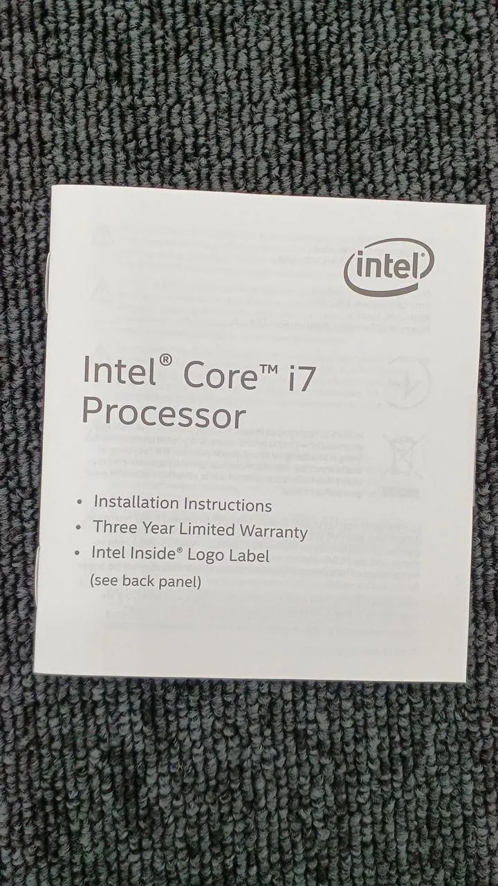 Processeur Intel i7-9700K