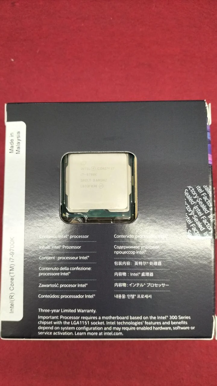 Processeur Intel Core i7-9700K