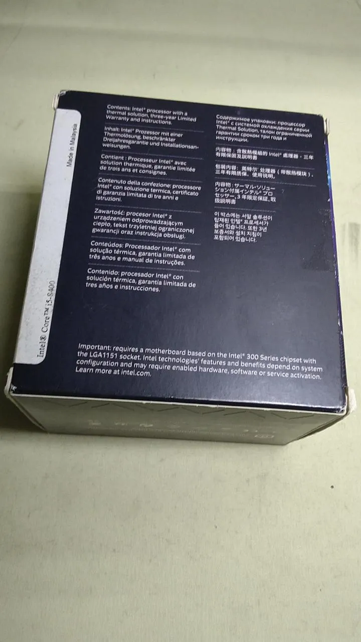 Intel Core i5-8400 CPU