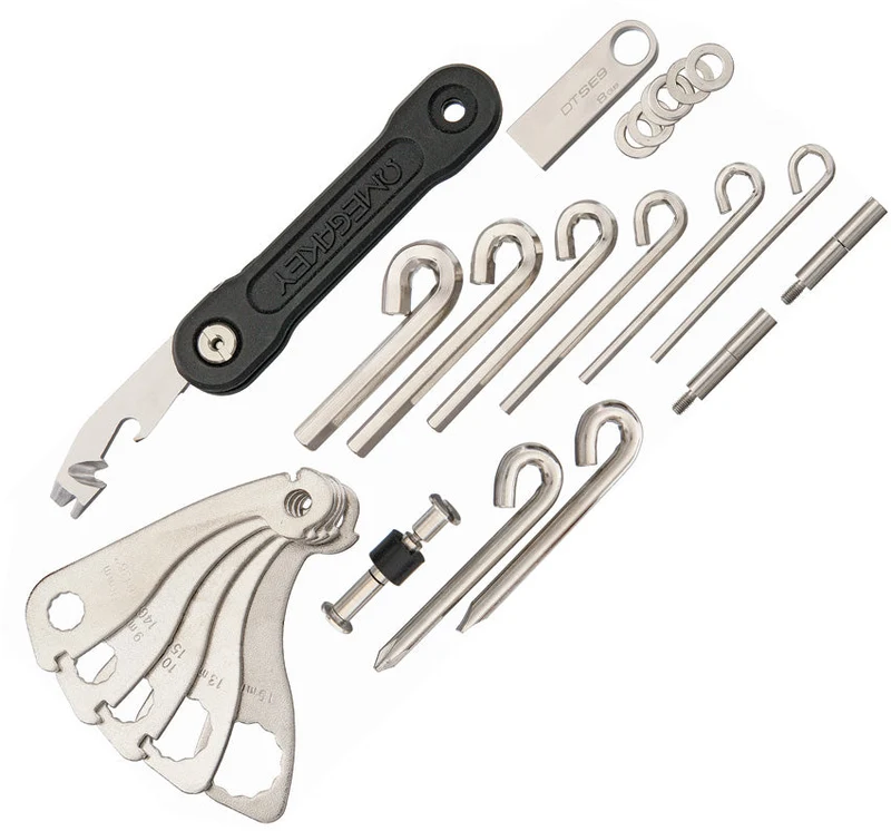 OMEGAKEY On-The-Road Multi-Tool Black