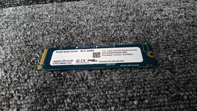 CFD M.2SSD 500GB CSSD-M2O500GBG2NEQ