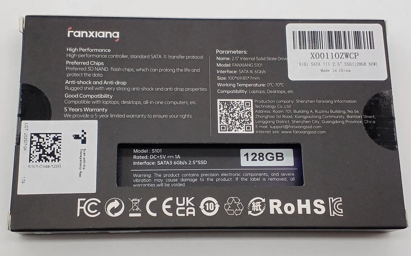 FANXIANG 2.5-inch SSD S101