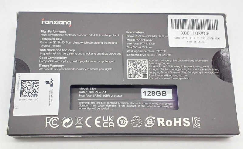 FANXIANG SSD 2.5 pouces S101