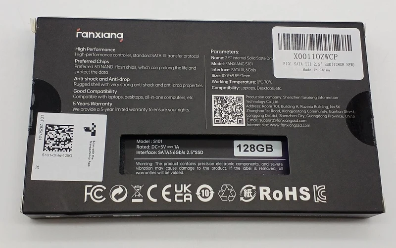 FANXIANG 2.5-inch SSD S101