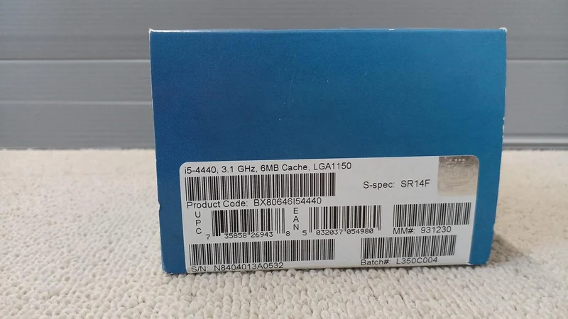Processeur Intel Core i5-4440 à 3.1 GHz