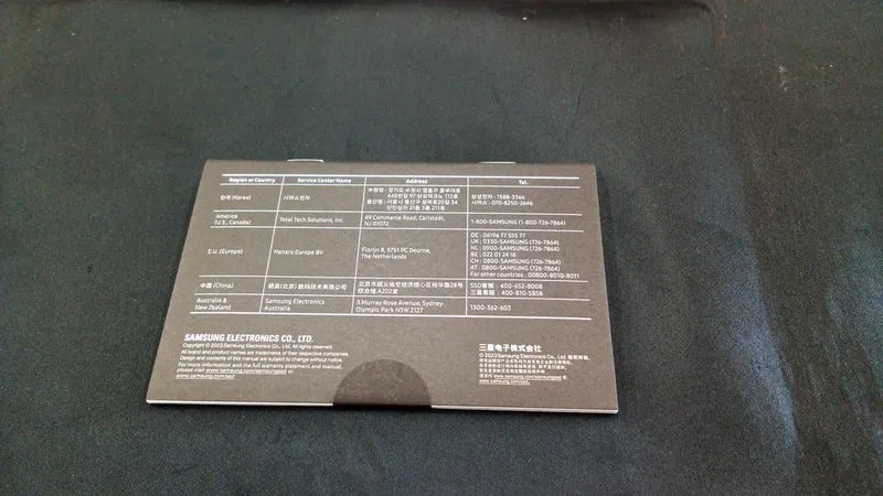 SAMSUNG M.2 SSD MZ-V9P2T0G-IT/EC