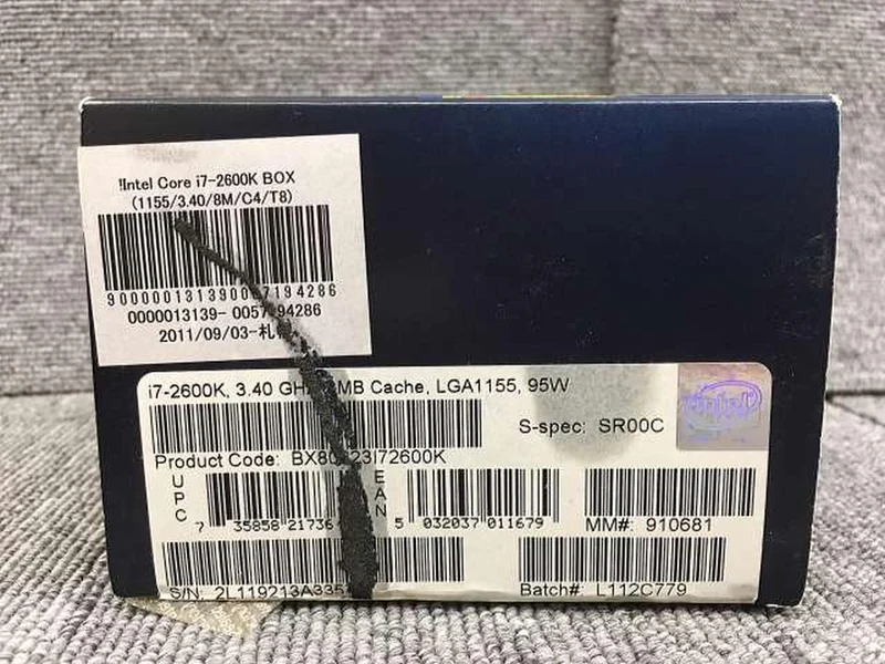 INTEL core i7 I7-2600K LGA1155