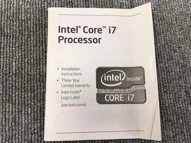 INTEL core i7 I7-2600K LGA1155