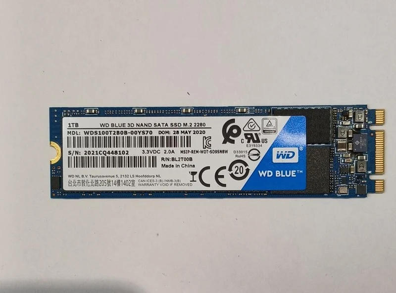 SSD M.2 WESTERN DIGITAL WDS100T2B0B