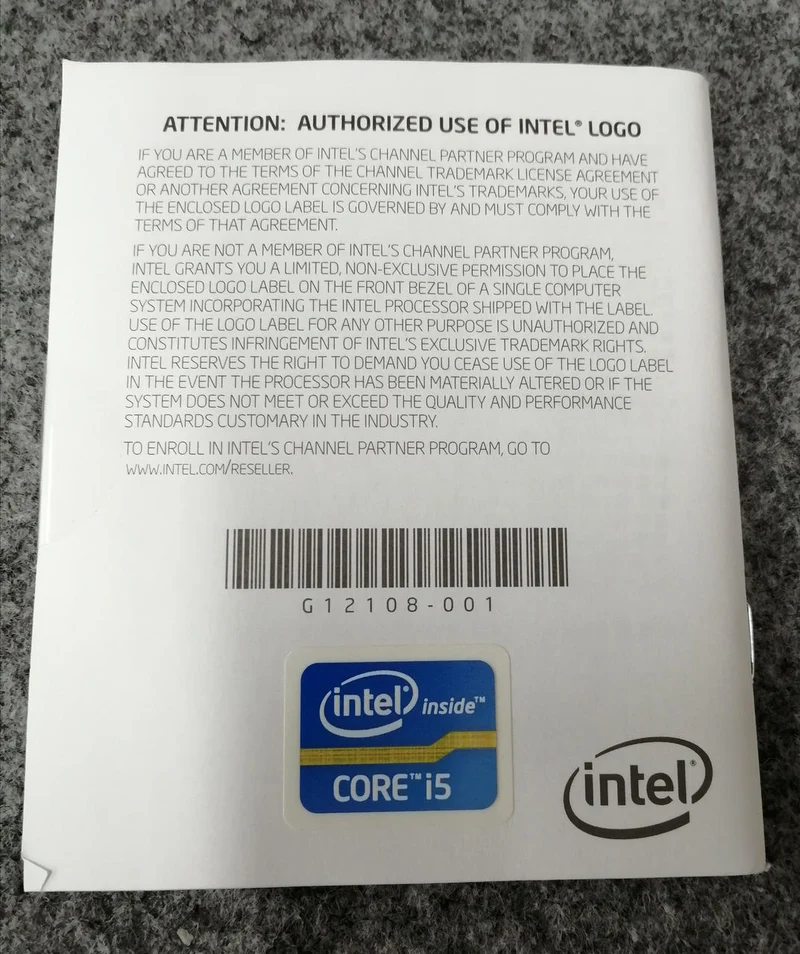 Processeur Intel i5-2500K