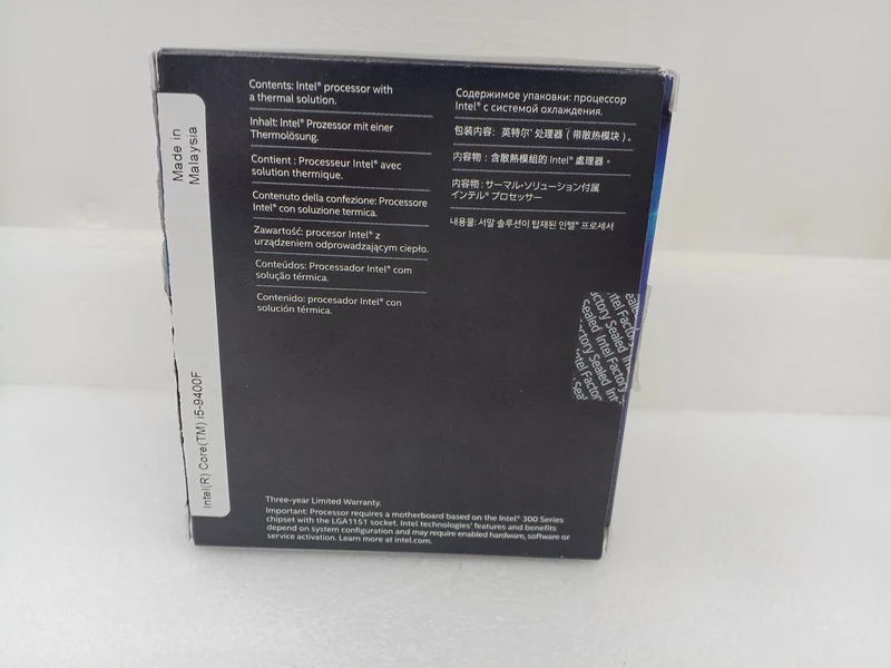 INTEL 9th Generation Core i5 CORE i5-9400F
