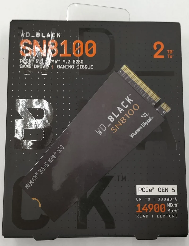 SSD M.2 WESTERN DIGITAL SN8100 2 To