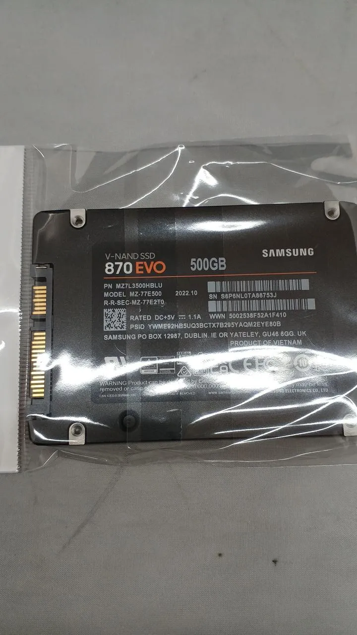 SAMSUNG 2.5-inch SSD 500GB MZ-77E500