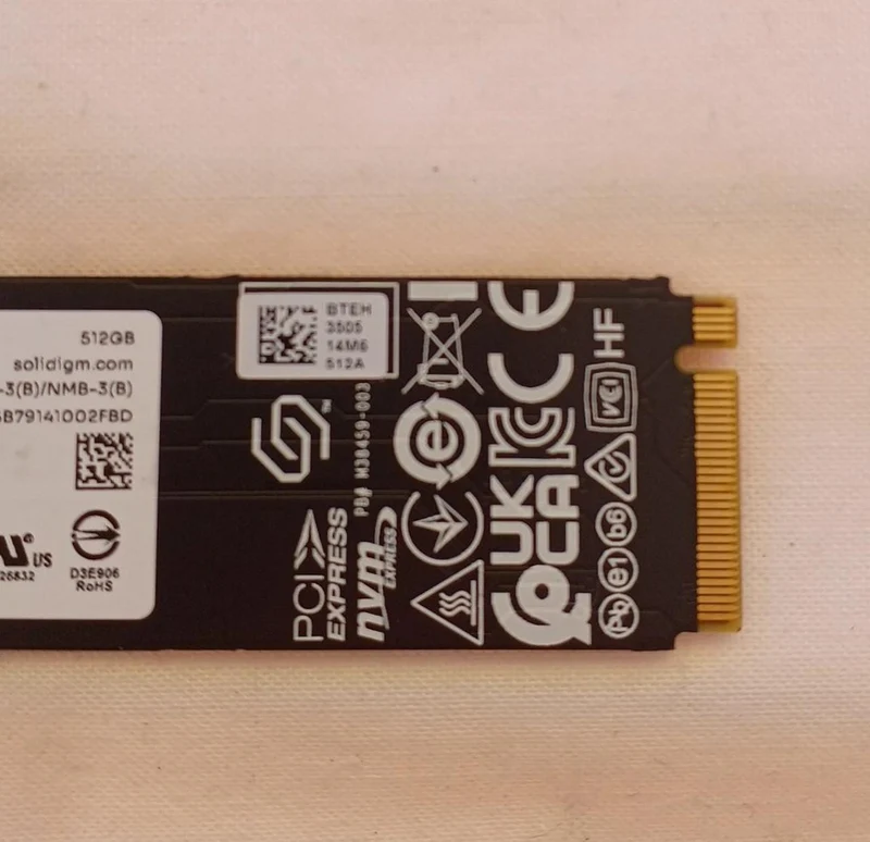 SSD SOLIDIGM M.2 512 Go SSDPFKNU512GZ