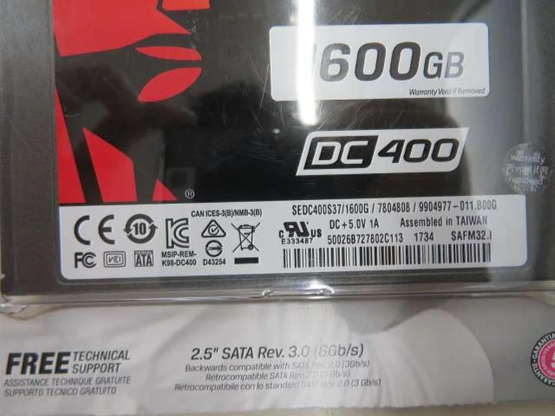 KINGSTON [Unopened] 1.6TB 2.5-inch SSD SEDC400S37/1600G