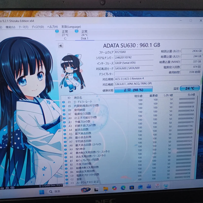 SSD portable SSPH-UT960K/E