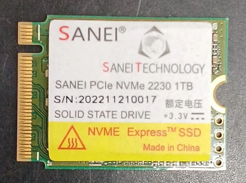 SANEI M.2 SSD PCIE NVME 2230 1 To