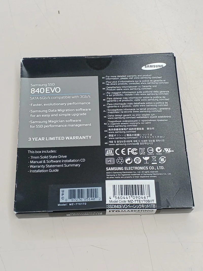 SSD SAMSUNG 1 To MZ-7TE1T0B/IT