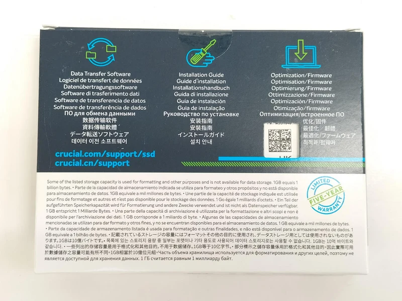 Crucial [Unopened] MX500 500GB CT500MX500SSD1