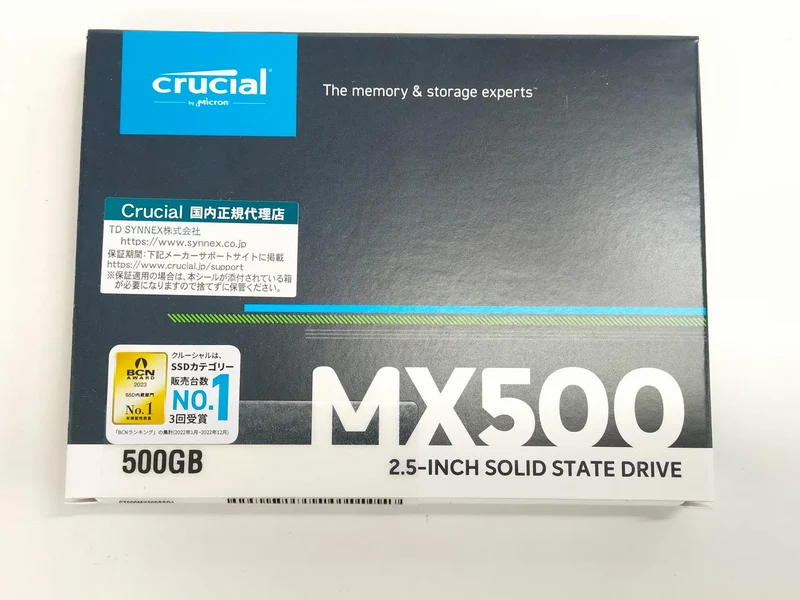 Crucial MX500 500 Go [Non ouvert] CT500MX500SSD1