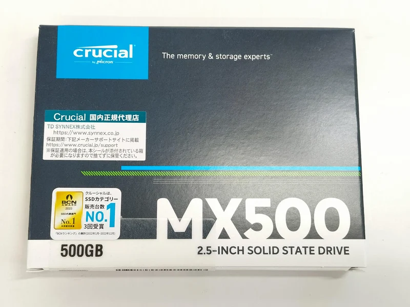 Crucial MX500 500 Go [Non ouvert] CT500MX500SSD1
