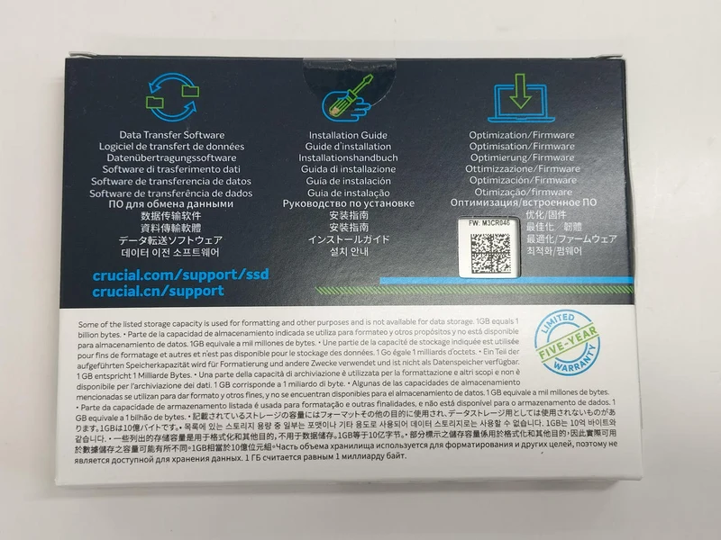 Crucial MX500 500 Go [Non ouvert] CT500MX500SSD1