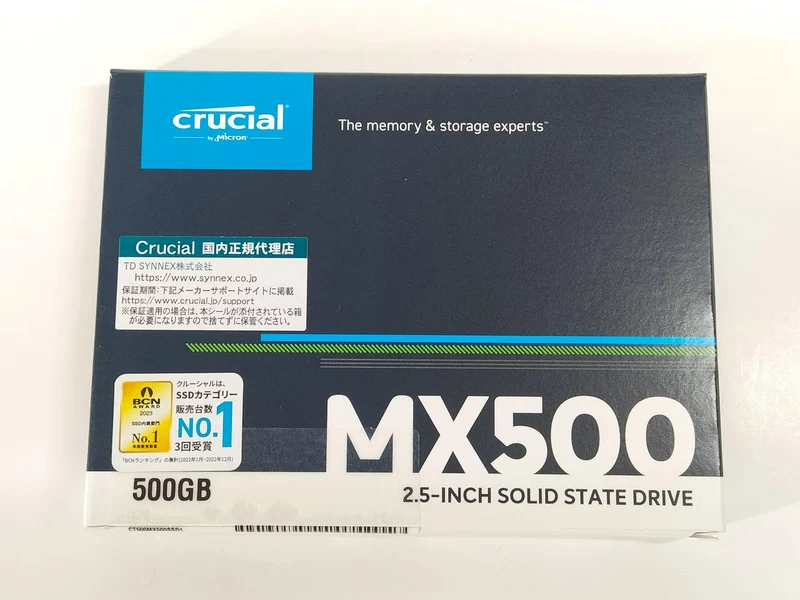 Crucial [Unopened] MX500 CT500MX500SSD1/JP