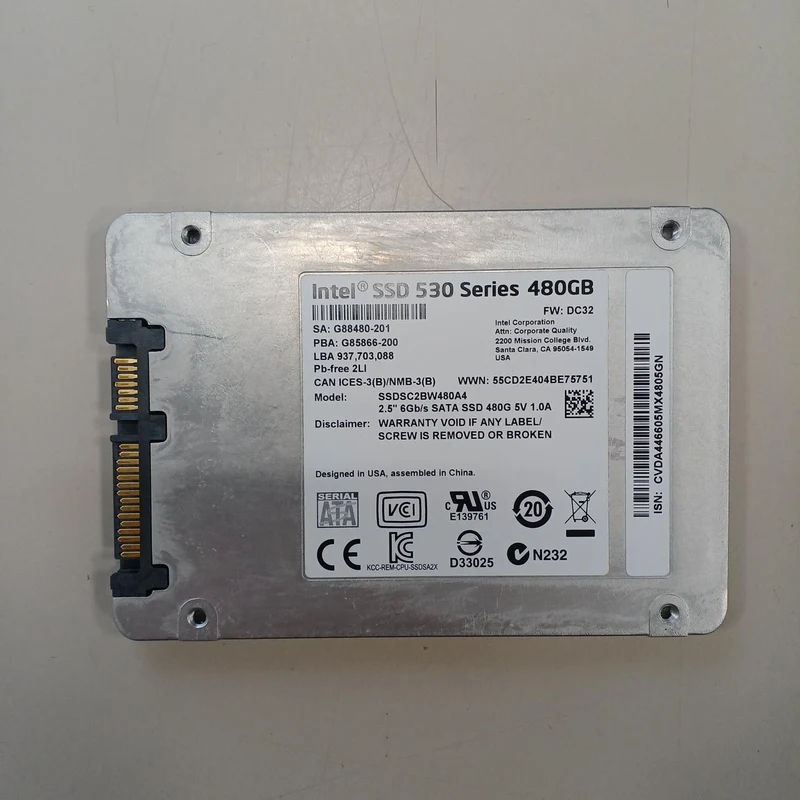 SSD INTEL (480 Go) SSDSC2BW480A4