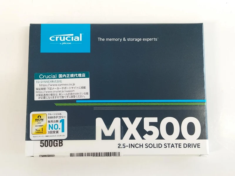 Crucial [Non ouvert] CT500MX500SSD1JP CT500MX500SSD1JP